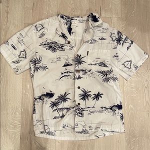 Trendy Luau Button-Down